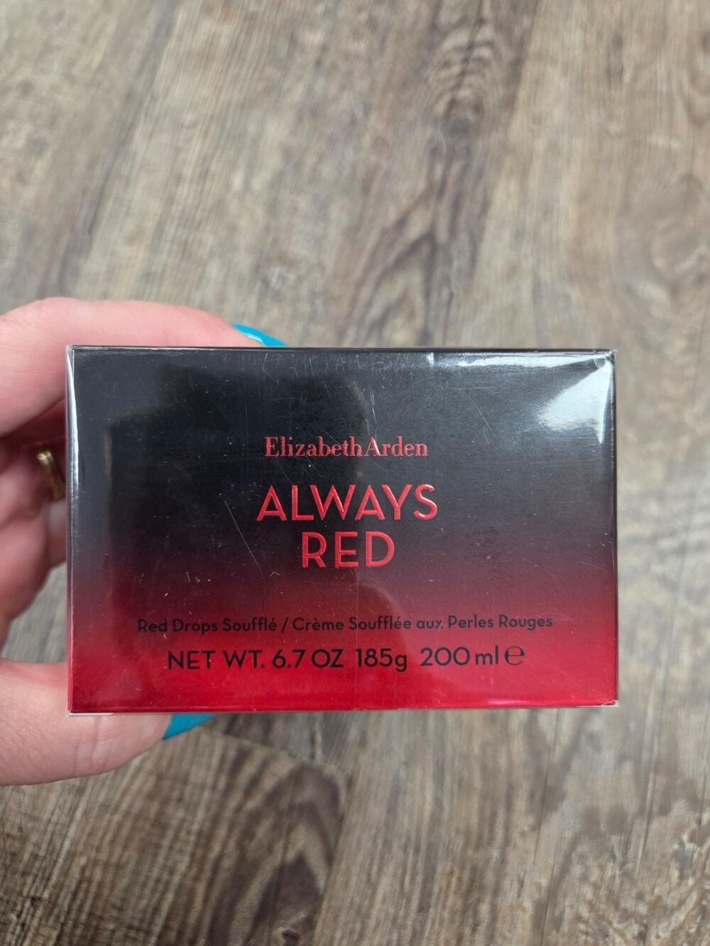 Elizabeth Arden Always Red Scented Red Drops Soufflé 6.7 oz NEW SEALED IN BOX